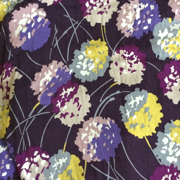 Boden Twist Front Jersey Dress Floral Purple - Sz 8R US, 12R UK - Picture 5 of 11